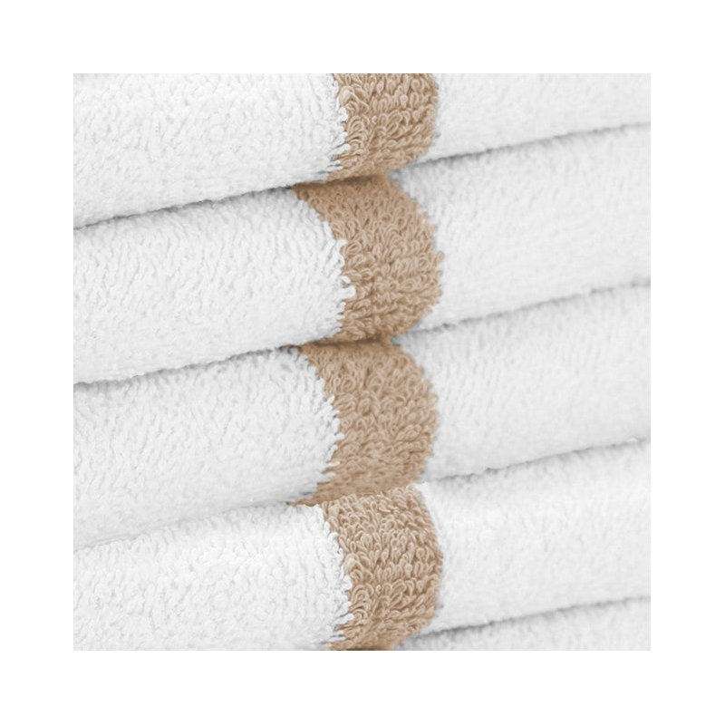 Power Gym Hand Towel 16x27 (Pack of 12), Beige