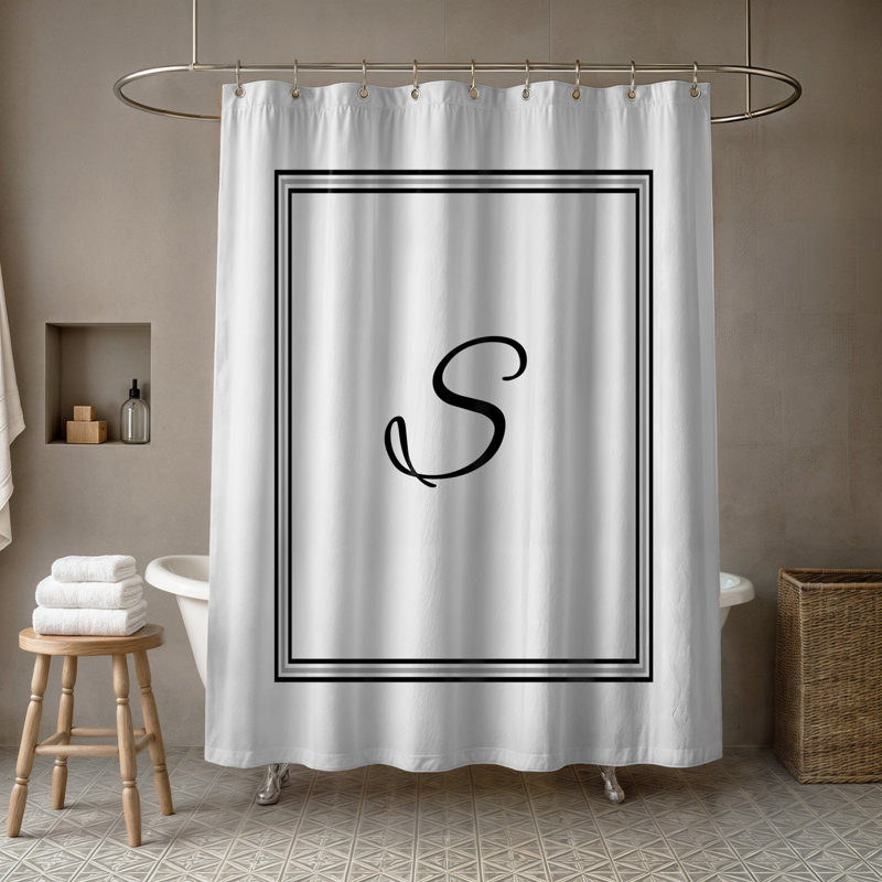 Kriebel Striped Single Shower Curtain, S