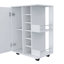 Chariot-bar roulant avec deux tablettes extérieures, une porte simple et six porte-bouteilles intégrés-2010139564-2010139565