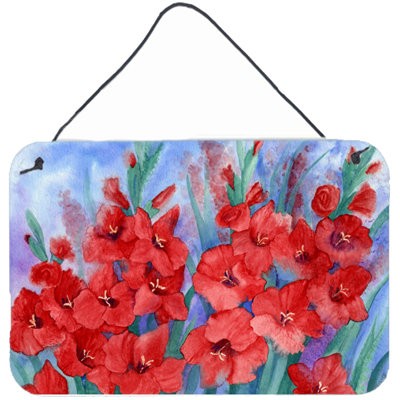 Plaque d’impression gladioli