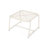 Abram Rectangular Metal Outdoor Side Table , 19.5'' in. W 18'' in. D-2125484884-2124015759