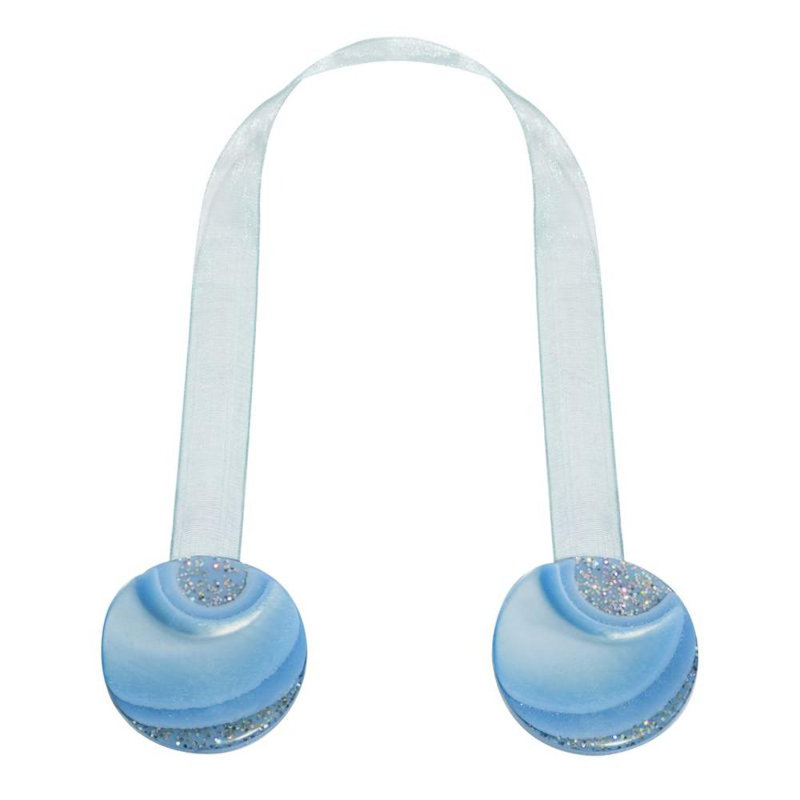 Zortman Fabric 10cm Curtain Tieback, Blue
