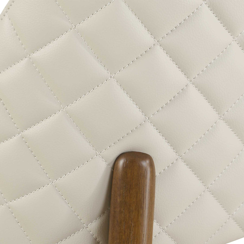  Tabouret de comptoir en cuir Stitches