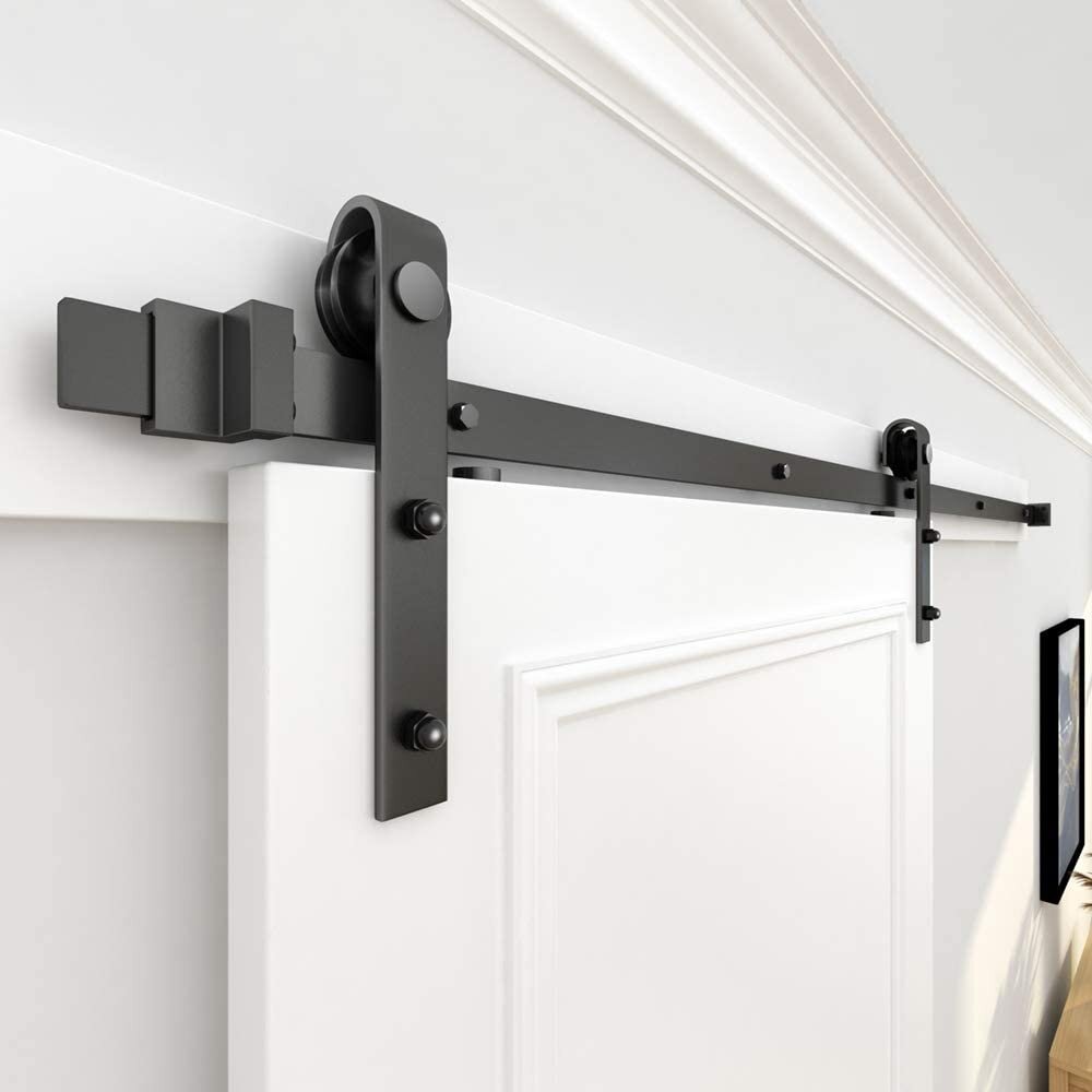 Lazio Sliding Standard Single Barn Door Hardware Kit & Reviews | Wayfair