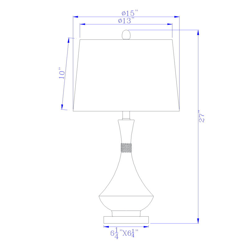 Metal Table Lamp
