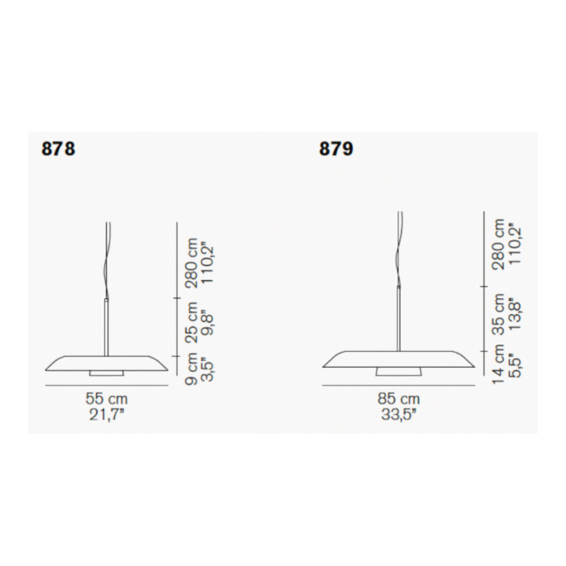 Iride 1 - Light LED Pendant, Lacquered White, 123.5" H x 21.7" W x 21.7" D, 11 W