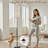 PeeNoke 68.5" Standing Floor Lamp Southwest Aztec geometric Native American Mexican Navajo tribal ethnic Dimmable Metal Pole Lamp with Linen Lampshade LED Bulb Included