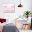 Rêvant en rose, estampe numérique, design par Kim Allen-987670192-987670348