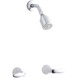 Coralais Shower Faucet Trim with Lever Handles, Valve Not Included