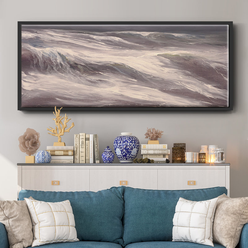 Unsettled Seas- Framed Canvas