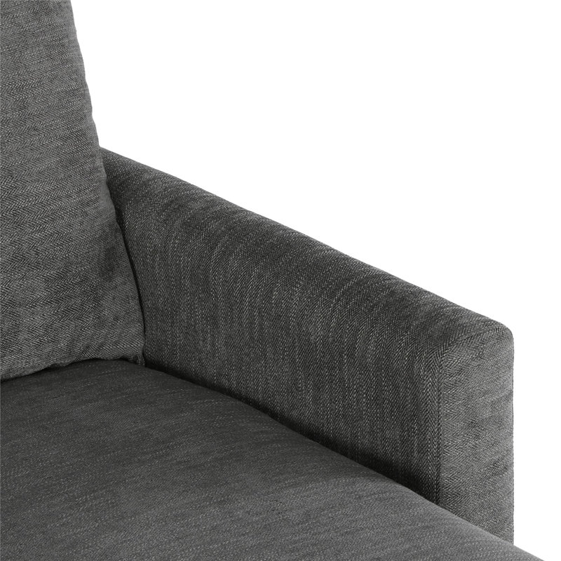 Skye Reversible Sectional with Ottoman, Gray