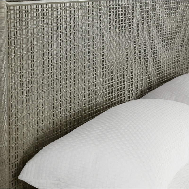 Naples Low Profile Standard Bed, King, Sea Glass