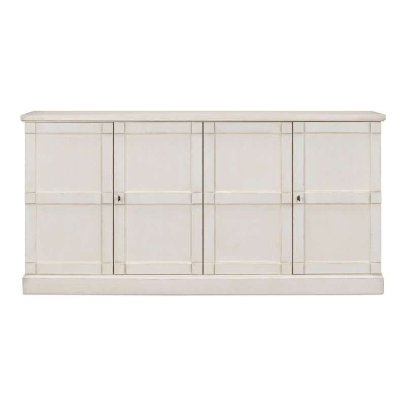 Montgomeryville 75'' W Solid Wood Sideboard, Whitewash