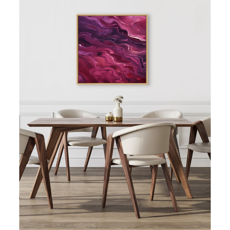 Tonal Abstract by The Creative Bunch Studio Framed Canvas Wall Art Print
