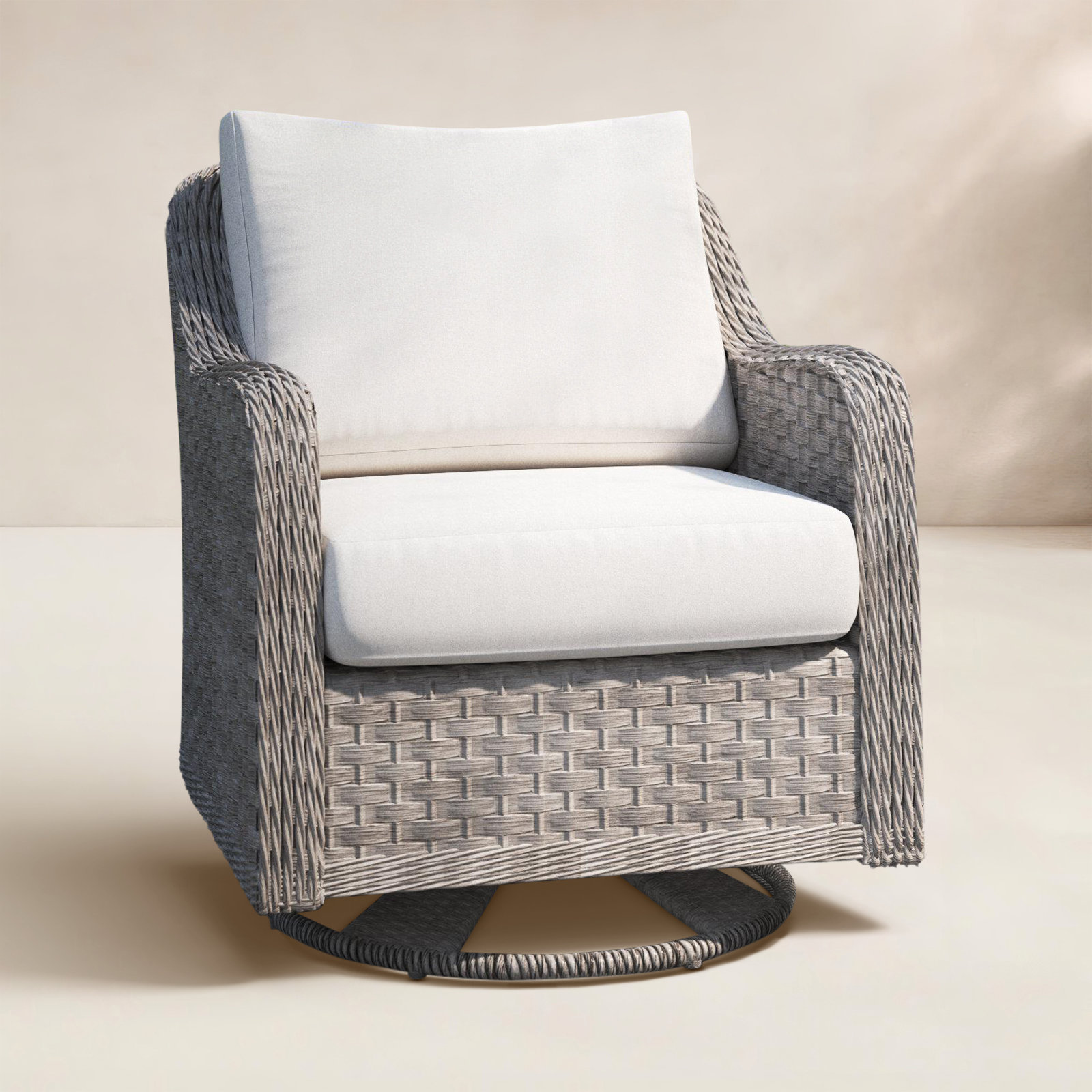 Sky Outdoor Glider with Sunbrella® Cushions, Canvas Canvas Sunbrella® Canvas