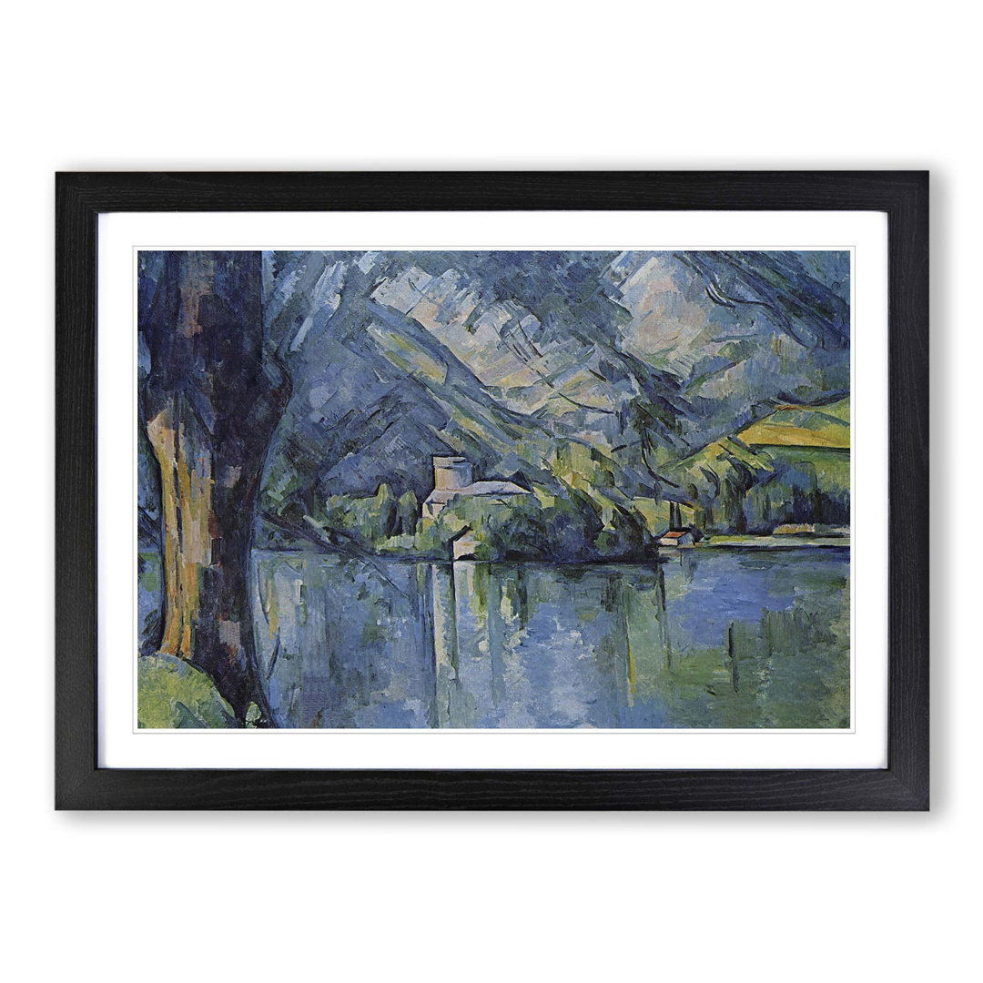 The Lac Annecy by Paul Cezanne - Framed Print
