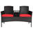 Ballimamore 2 - Person Patio Conversation Set with Cushions-1454744472