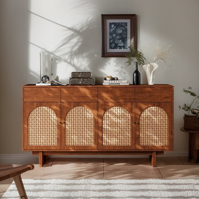Modern simple multi-functional sideboard, Brown