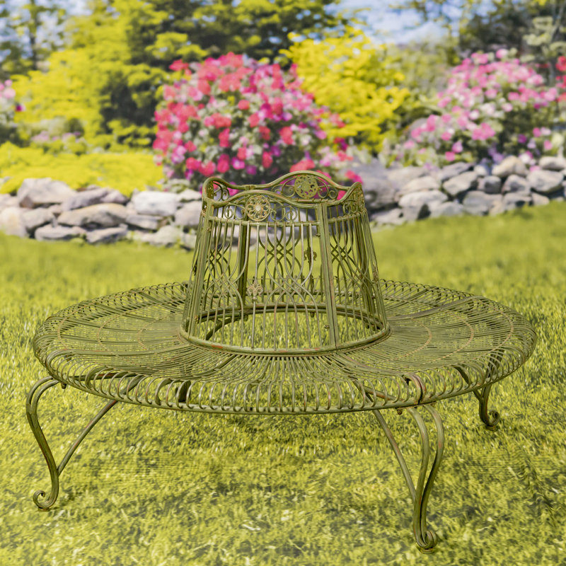 Banc d'extérieur en métal Angelite