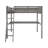 Daylin High Loft Bed with Desk and Storage, Solid Wood Loft Bed Frame with Stairs for Kids and Toddlers-679385941-697189800