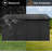 12Ftx10ft Metal Garden Sheds Outdoor Storage Sheds Black With Window-124907454