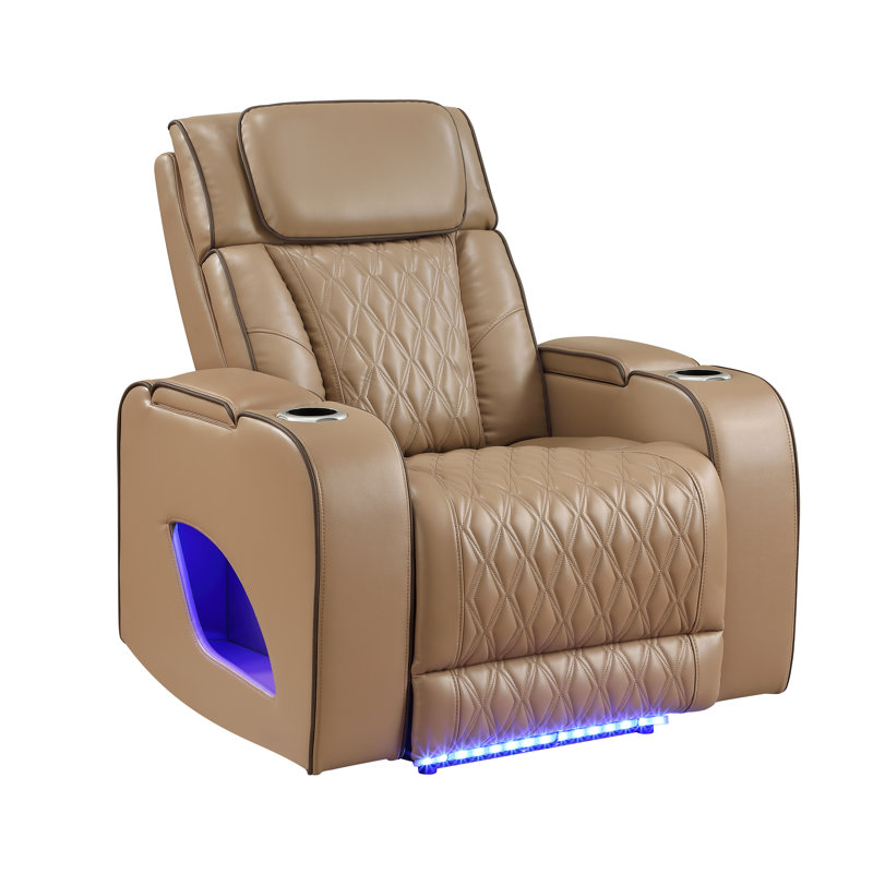 Fauteuil inclinable Nostrand Caramel, Caramel