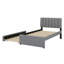 Lit plateforme tapissier avec lit gigogne-2093233526