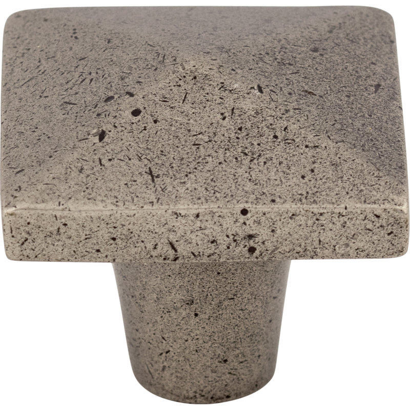 Aspen Square Knob, 1 1/2" Length, Silicon Bronze Light