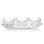 Dublin Crystal 4 Piece Appetizer Bowls & Tray Set