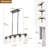 Linear Black Wooden Kitchen Island Pendant Light-403159131