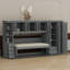 Lit escamotable mural avec garde-robe, armoire et bureau Murphy-893719227
