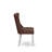 Dallas Parsons Dining Chairs - Button Tufted Nailhead Trim Burgundy Polyester Fabric Padded Chairs, Set of 2, Wirebrushed Bright Linen white-888517074