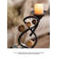 Chandelier de table en métal 15,53 po H