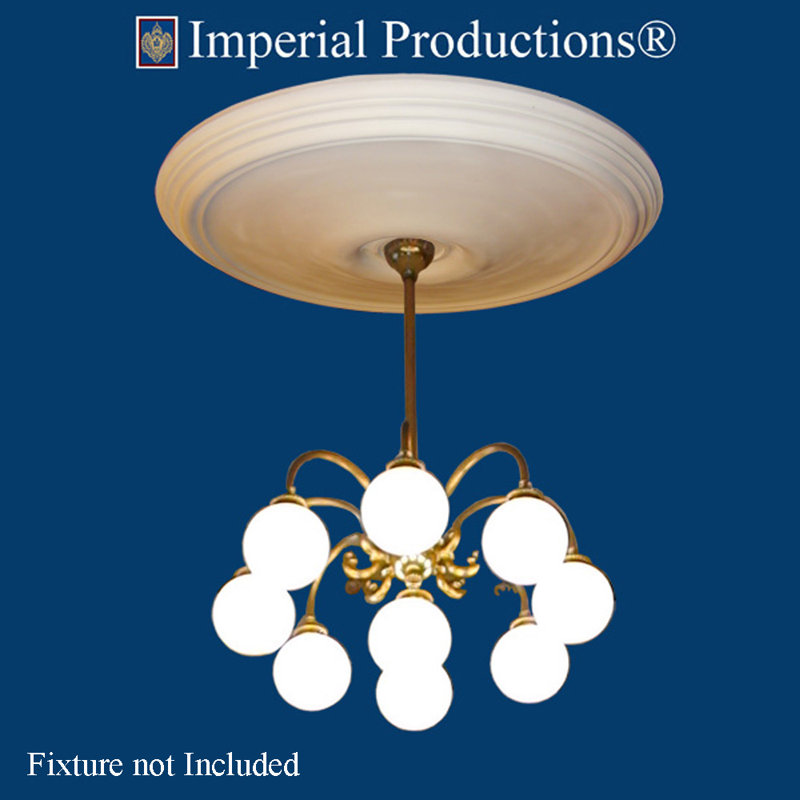 Médaillon de plafond en plâtre