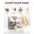 Probrico Square Panel Door Knob-128517382-128517380