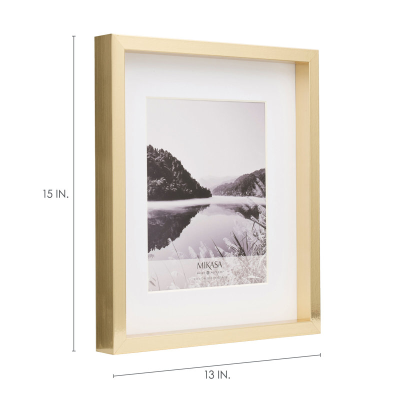 Mikasa MDF 12x14 Inch Portrait Frame with 8x10 Inch Mat
