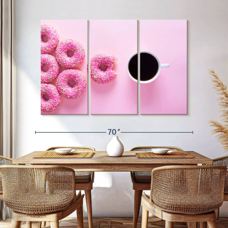 Yarlin Doughnuts And Coffee, 42" H x 65" W