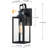 Schock Motion Sensor Outdoor Wall Light(Set of 2)