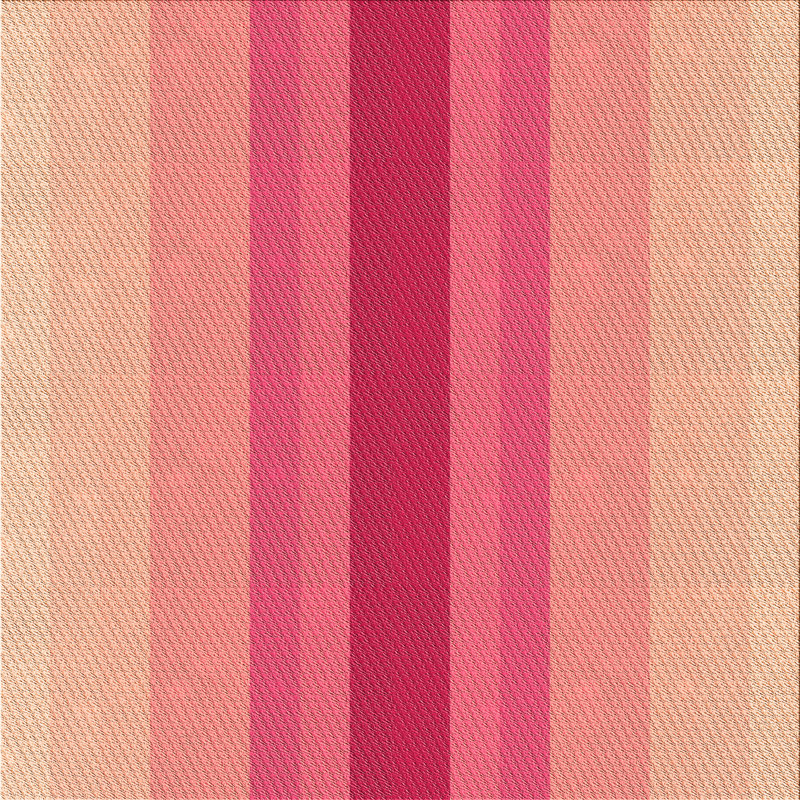 Tapis ombré en laine brun / beige / rose, Carré 6 pi