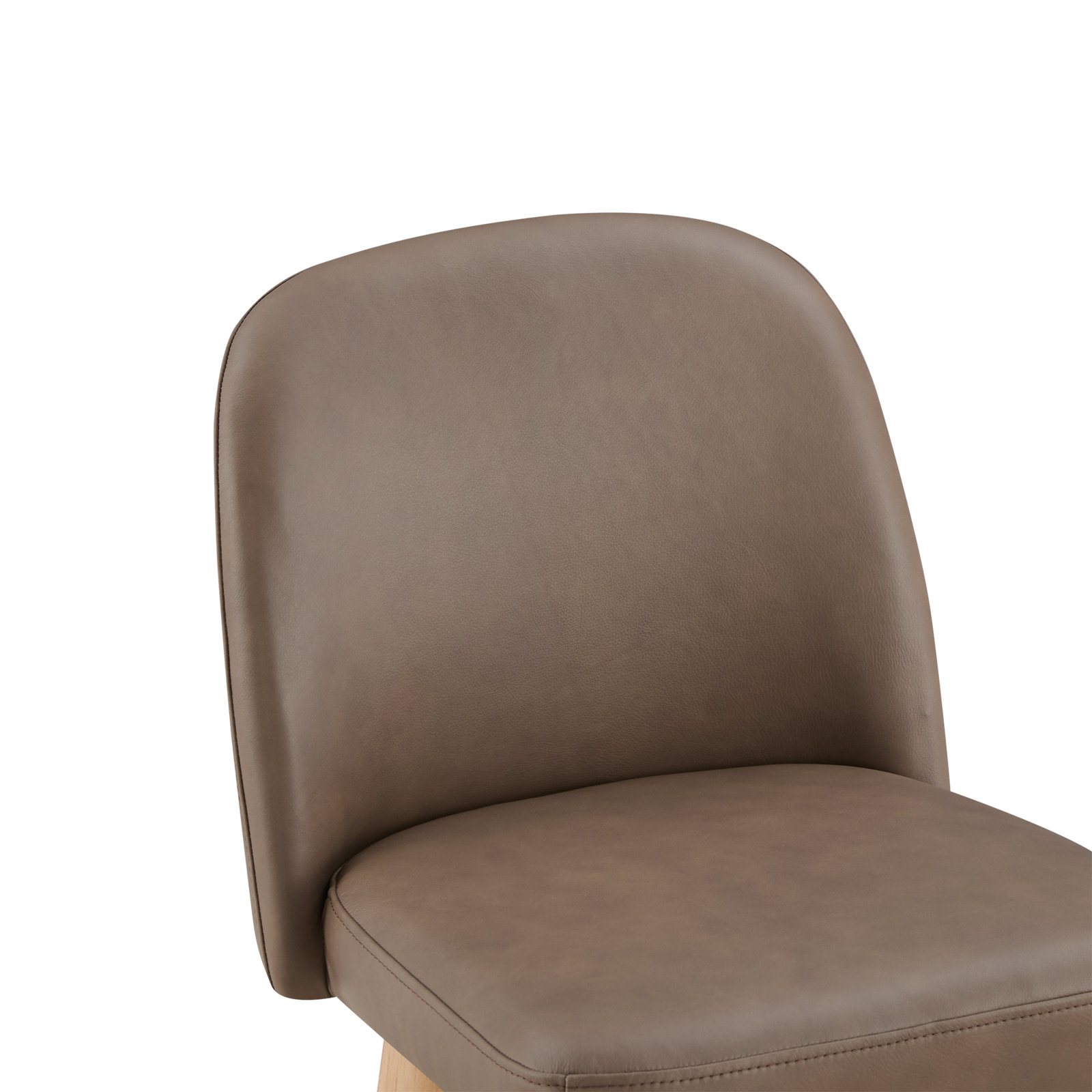 Becki Owens for Joss & Main " Bar Stool, Aline Sable/Genuine Leather