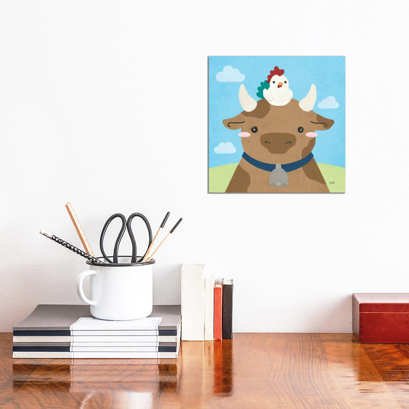 Barn Buddies I by Moira Hershey - Wrapped Canvas Gallery-Wrapped Canvas Giclée, 30.48 cm H x 30.48 cm W