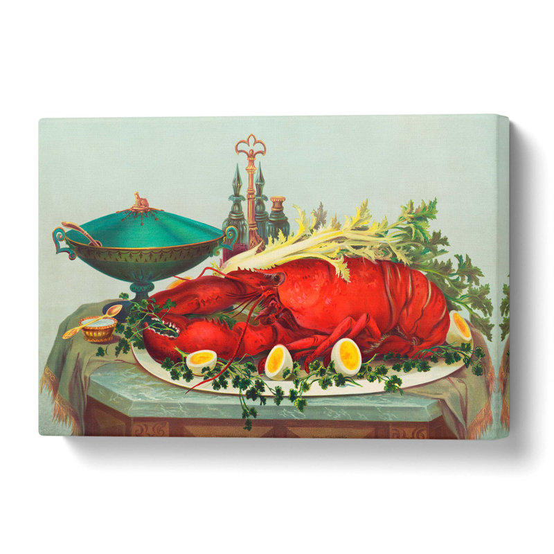 Still Life with Lobster - Wrapped Canvas, 40.6 cm H x 61 cm W