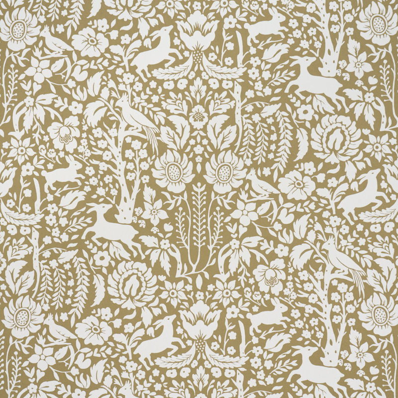 Papier peint Deerfield, Vert