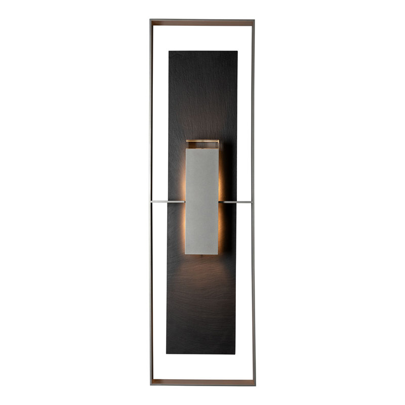 Aluminum Wall Light, 45" H x 13" W x 5.4" D, Coastal Burnished Steel