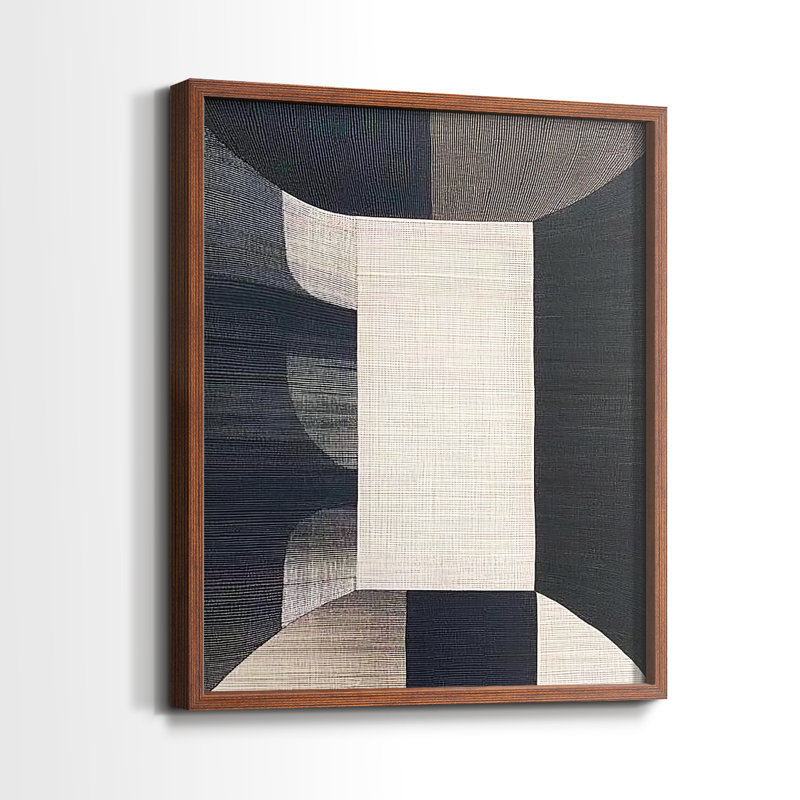 "ABSTRACT Series DCLXI" par J Paul, H 11 po x l 9 po, Noyer