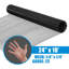 H 2 pi x l 10 pi l Tissu de revêtement en vinyle noir, rouleaux de clôture en fil soudé de calibre 23, treillis 1/4 po x 1/4 po-106974262