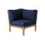 Outdoor Teak Corner Wedge Lounge Chair-1221660370