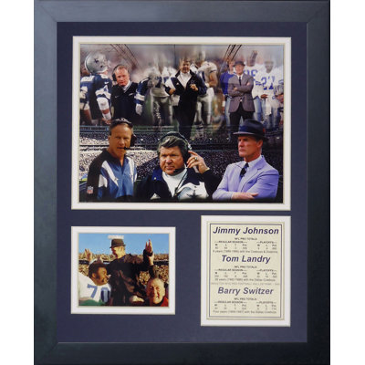 Memorabili encadrée cowboys voitures de dallas