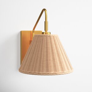 Maebel 1 - Light Gold Armed Sconce