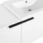 Meuble-lavabo robuste avec portes à fermeture douce et grand espace de rangement